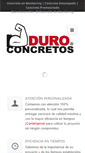 Mobile Screenshot of duroconcretos.com